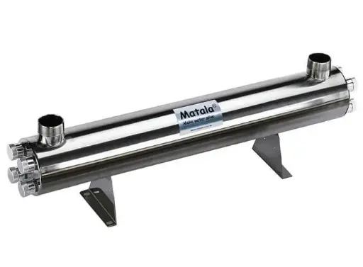 [MTSS-L300W] Matala Stainless Steel UV Clarifier 300 watt, electronic ballast,
3" Inlet / Outlet