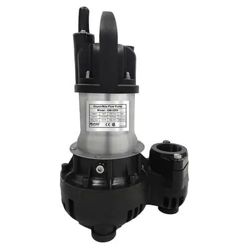 [MTGM-3200] Matala 1/5 HP GeyserMax-Flow Pump 11/2" Outlet 3200 gph