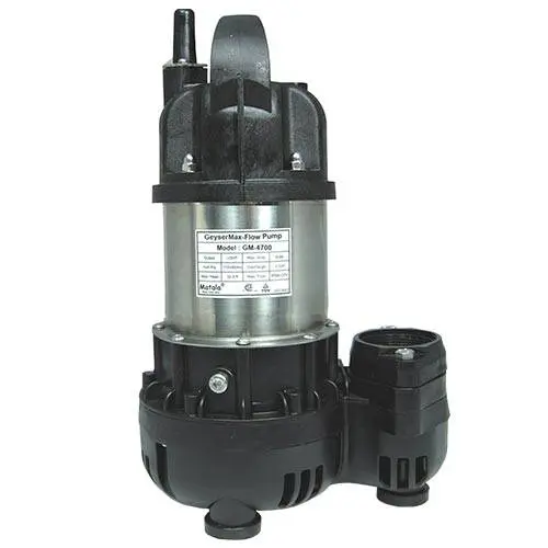 [MTGM-4700] Matala 1/3 HP GeyserMax-Flow Pump 2" Outlet 4700 gph
