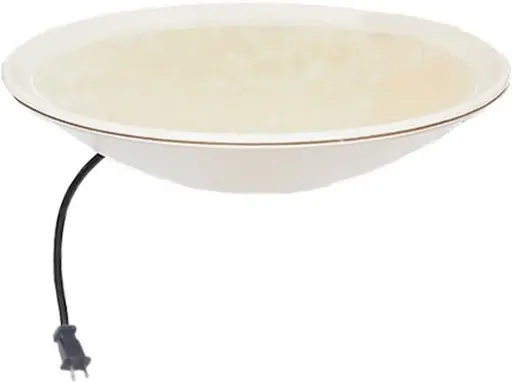 [AL600] Allied Precision 20" Heated Birdbath with Hardware