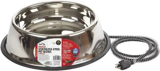 [ALSB50] Allied Precision 5 Qt. Heated Stainless Steel Pet Bowl
