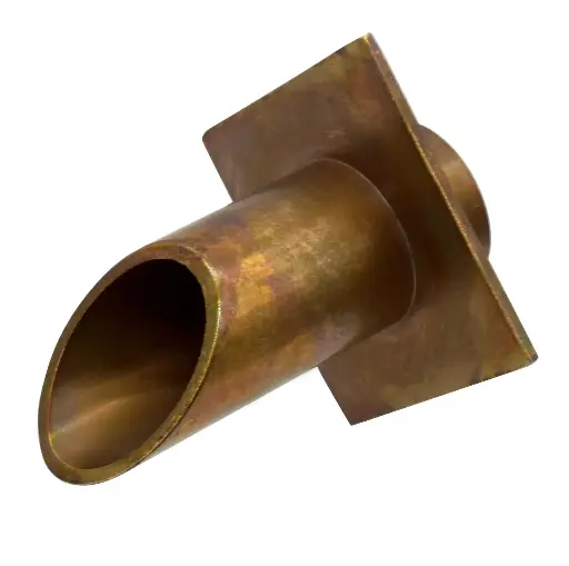 [EAPRBWS2D] Easy Pro Vianti Falls Brass 2" Round Scupper with diamond wall plate