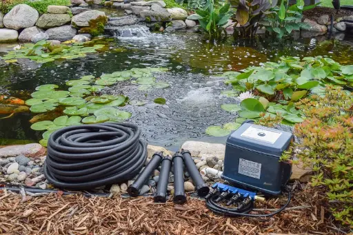 [EAPRLA4] Easy Pro Stratus KLC Koi Pond Aeration Kit - up to 4000-30000 gallons - 70 watts, 4 diffusers