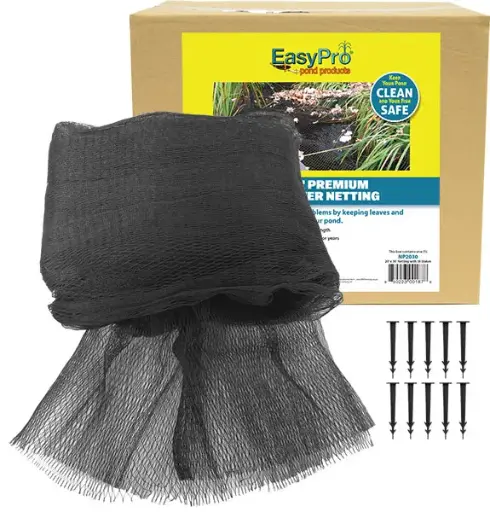 [EAPRNP2030] Easy Pro 3/4" / 20' X 30' Prepackaged Premium Pond Cover Netting, includes 10 stakes