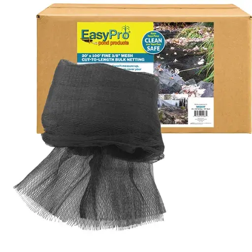 [EAPRNR201F] Easy Pro 3/8" Fine Mesh / 20' X 100' Premium Pond Cover Netting