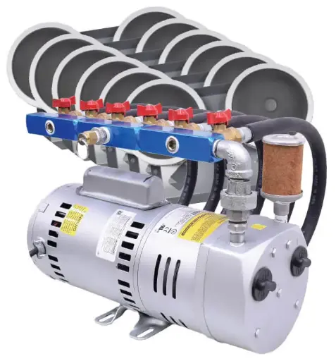 [EAPRPA100A] Easy Pro High Volume Rotary Vane Pond Compressor Kit -1 HP NO Tubing