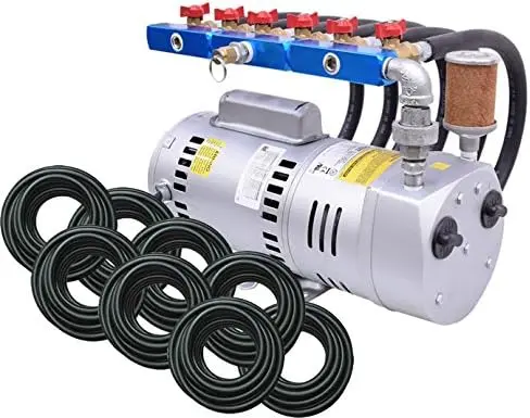[EAPRPA100WLD] Easy Pro Rotary Vane Pond Aeration System -1 HP Kit w/ Quick Sink Tubing (No Diffusers)