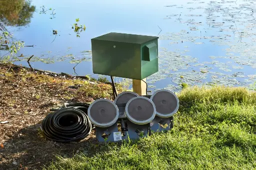 [EAPRPA65DP] Easy Pro Sentinel Deluxe Aeration System - Complete PA65W system in post mount cabinet