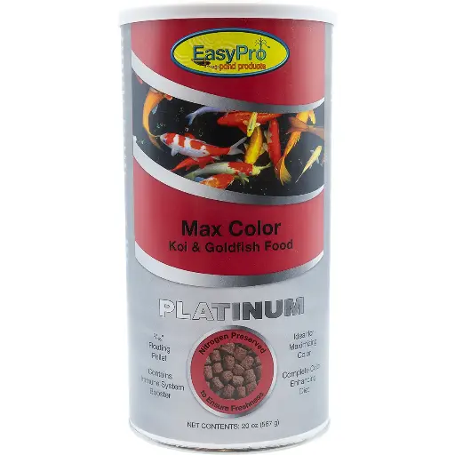 [EAPRPC1] Easy Pro EasyPro Platinum Koi & Goldfish Food - Max Color, 20oz canister
