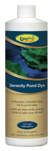 [EAPRPD16C] Easy Pro Serenity Blue Pond Dye, 16 fl oz (1 pint), treats 16,000 gallons
