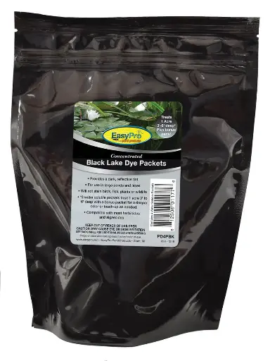 [EAPRPD4PBK(20)] Easy Pro Concentrated Black Pond Dye - Dry - WSP - 4 pack, standup pouch - 20 pouches, 80 WSP