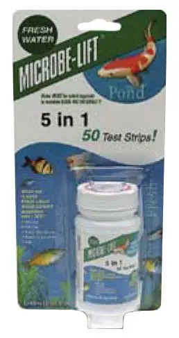 [EAPRTS5] Easy Pro Microbe-Lift 5in1(nitrate, nitrite, hardness, alkalinity, pH) 50pc test strips