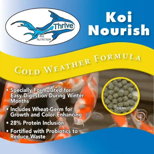 [SVTKN10LB] Anjon Manufacturing 10Lb Bag of Thrive Koi Nourish - Cold Weather Formula