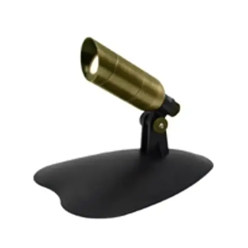 [SVMSKIT1W] Anjon Manufacturing 1-Watt LED Brass Mini Spotlight with 6-Watt Transformer
