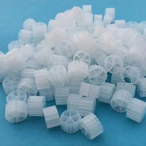 [SVBC-5-1] Anjon Manufacturing 0.4” x 0.28” Bio Comb Fluidized Bed Bio Media - 1 Cubic Foot