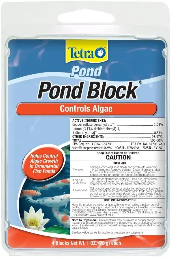 [TPED16735] Tetra Anti-Algae Block, (1 block treats up to 250 gal.) 4 blocks