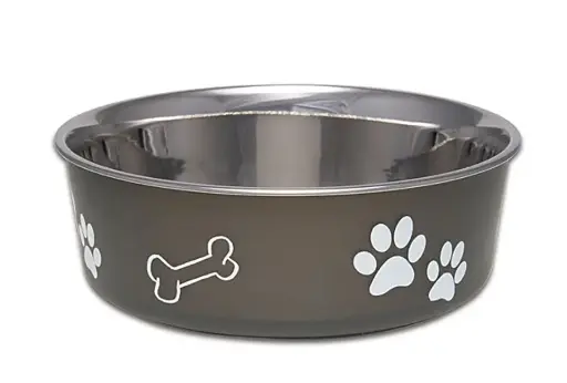 [LOV7405] Loving Pet Bella Bowls Medium- Espresso