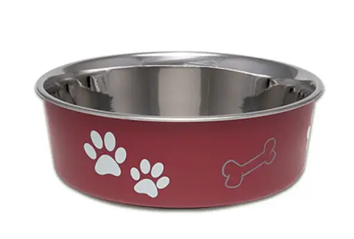 [LOV7412] Loving Pet Bella Bowls Small- Merlot