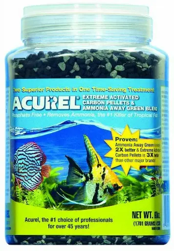 [LOVAC2335] Acurel 30 oz Quart Extreme Activated Carbon Pellets & Ammonia Away Green Blend