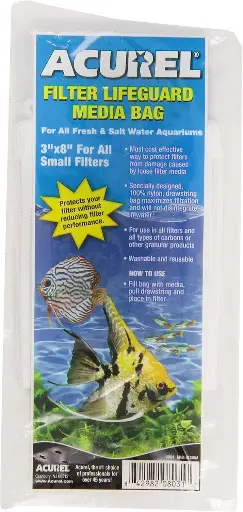 [LOVAC8031] Acurel 3"x 8" Filter Drawstring Lifeguard Bag