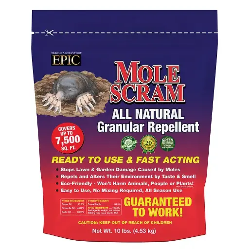 [EP12010] Epic Repellents 10 LB Mole Scram Resealable Bag