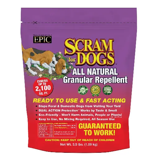 [EP14003] Epic Repellents  3.5 lb.Dog Scram Resealable Bag