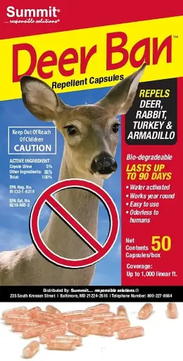 [SUM2001] Summit DEER BAN® DEER REPELLENT CAPSULES - 50 count pack