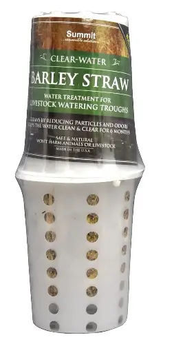 [SUM131] Summit CLEAR WATER BARLEY STRAW for LIVESTOCK WATERING TROUGHS, STOCK TANKS, AND PONDS - Treats up to 1000 gal for 6 months