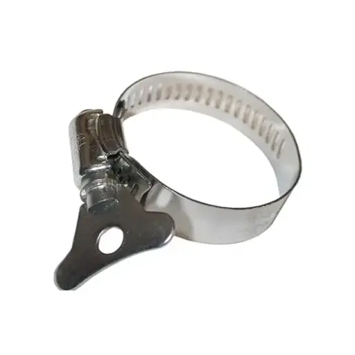 [TUHTSS3812] Alpine #6 Mini Clamp 3/8" to 5/8" Hand Tighten Stainless Steel