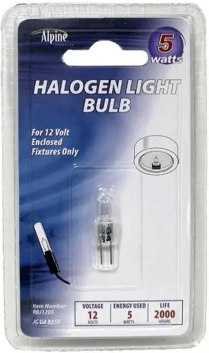 [TURBJ1205] Alpine 5 Watt 12 Volt Halogen Bulb for UL105CL & UL110CL