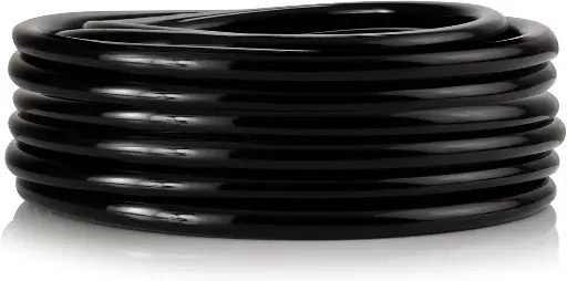 [TUV0017PBK] Alpine 1" I.D. x 1-1/4" O.D.x 1/8" Wall PVC Black Tubing x 100' Coil