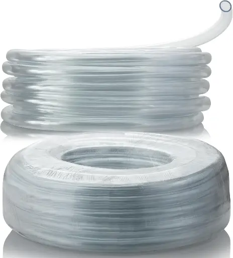 [TUV0123P] Alpine 1/2" I.D. x 5/8"OD Wall PVC Tubing x 100' Coil