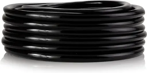 [TUV0143PBK] Alpine  1/4" I.D. x 3/8" O.D.x 1/16" Wall PVC BlackTubingx 100'Coil