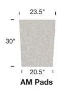 [EAPRAMM] Easy Pro Replacement Filter Pad - Medium Aquafalls