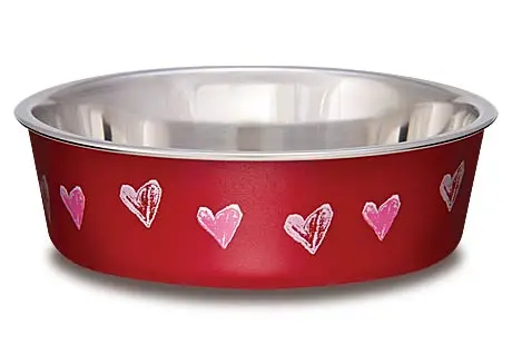 [LOV7718] Loving PetBELLA BOWL SMALL HEARTS