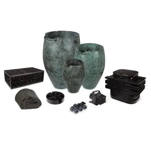 [AT92708] ATLANTIC 3 PC AURA VASE KIT W/ SPILLWAY - 24/32/40 (ATFKAVSX3)