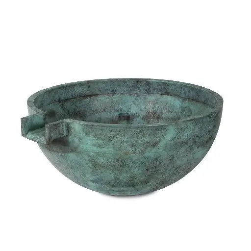 [AT88832] ATLANTIC 30" HAMMERED BRASS BOWL - 4" SPILLWAY (ATHB30R4)