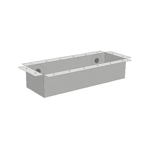 [AT73840] ATLANTIC 6' X 2' FLEX HARDSCAPE BASIN - GREY (ATFF6216G)