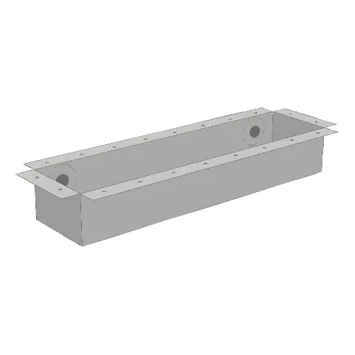 [AT73843] ATLANTIC 8' X 2' FLEX HARDSCAPE BASIN - GREY (ATFF8216G)