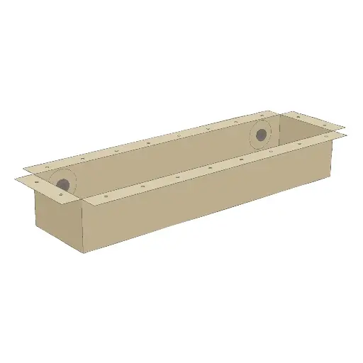 [AT73844] ATLANTIC 8' X 2' FLEX HARDSCAPE BASIN - TAN (ATFF8216T)