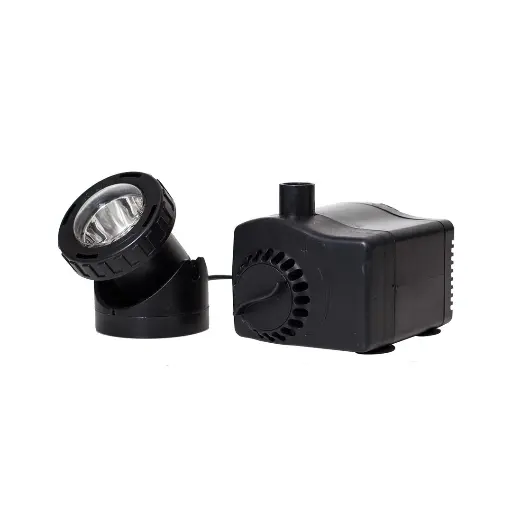 [POB52768] POND BOSS FOUNTAIN PUMP W/ LIGHT & LOW WATER AUTO SHUT-OFF FEATURE 170 GPH (POBPF185ASL)