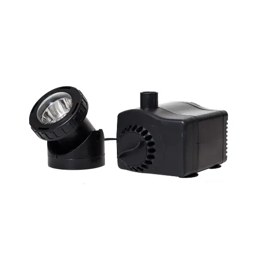 [POB52343] POND BOSS FOUNTAIN PUMP W/LIGHT & LOW WATER AUTO SHUT-OFF FEATURE 435 GPH (POBPF420ASL)