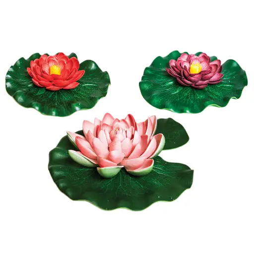 [POB52727] POND BOSS FLOATING LILY PAD VARIETY PACK (POBDFLP3)