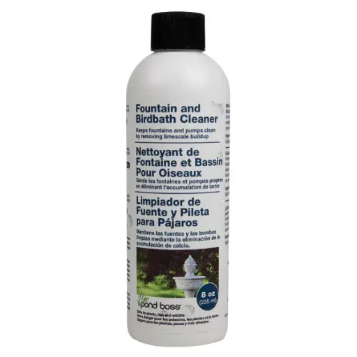 [POB54187] POND BOSS FOUNTAIN AND BIRDBATH CLEANER 8 OZ. (POBCLS8)